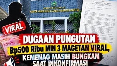 Dugaan Pungutan MIN 3 Magetan Viral, Kemenag Bungkam Saat Dikonfirmasi